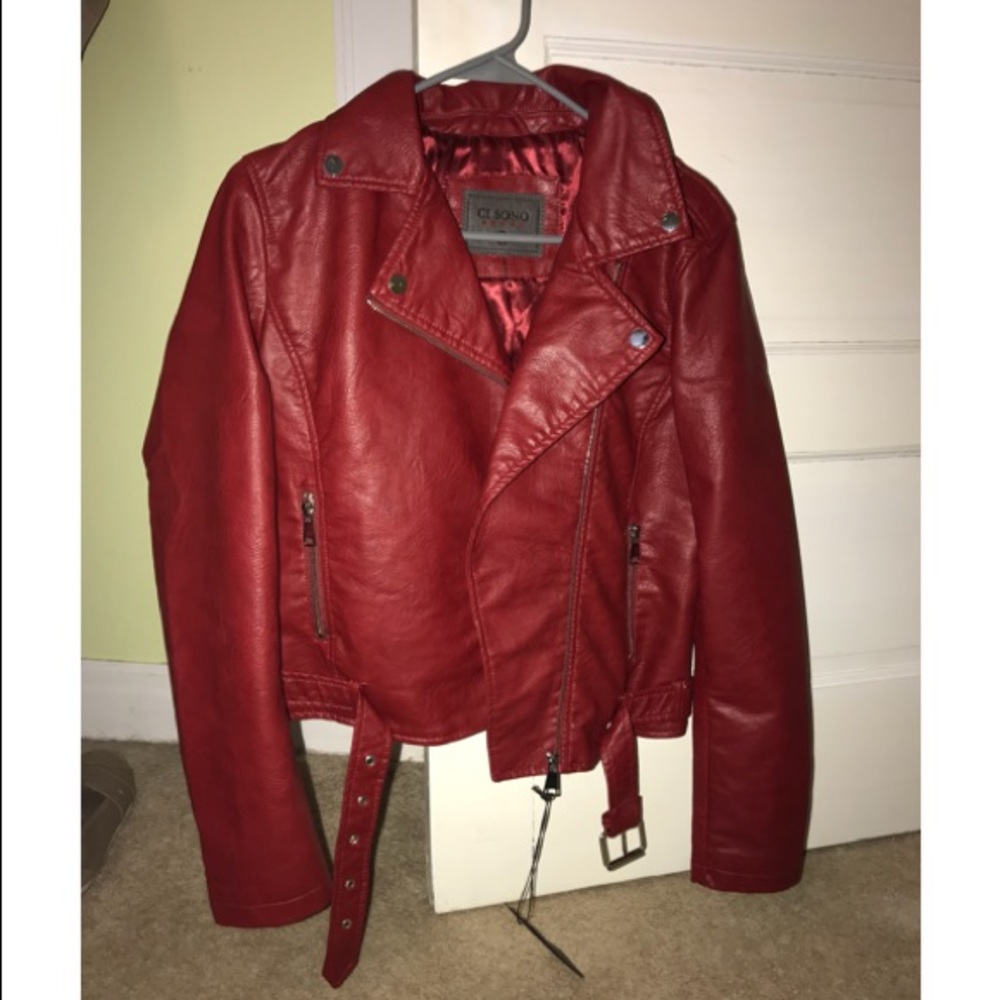 Own The World Faux Leather Jacket